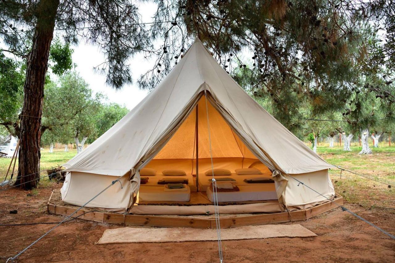 Glamping At A Lovely Tent In Skiaxtro- Marathopoli Βίλα Εξωτερικό φωτογραφία