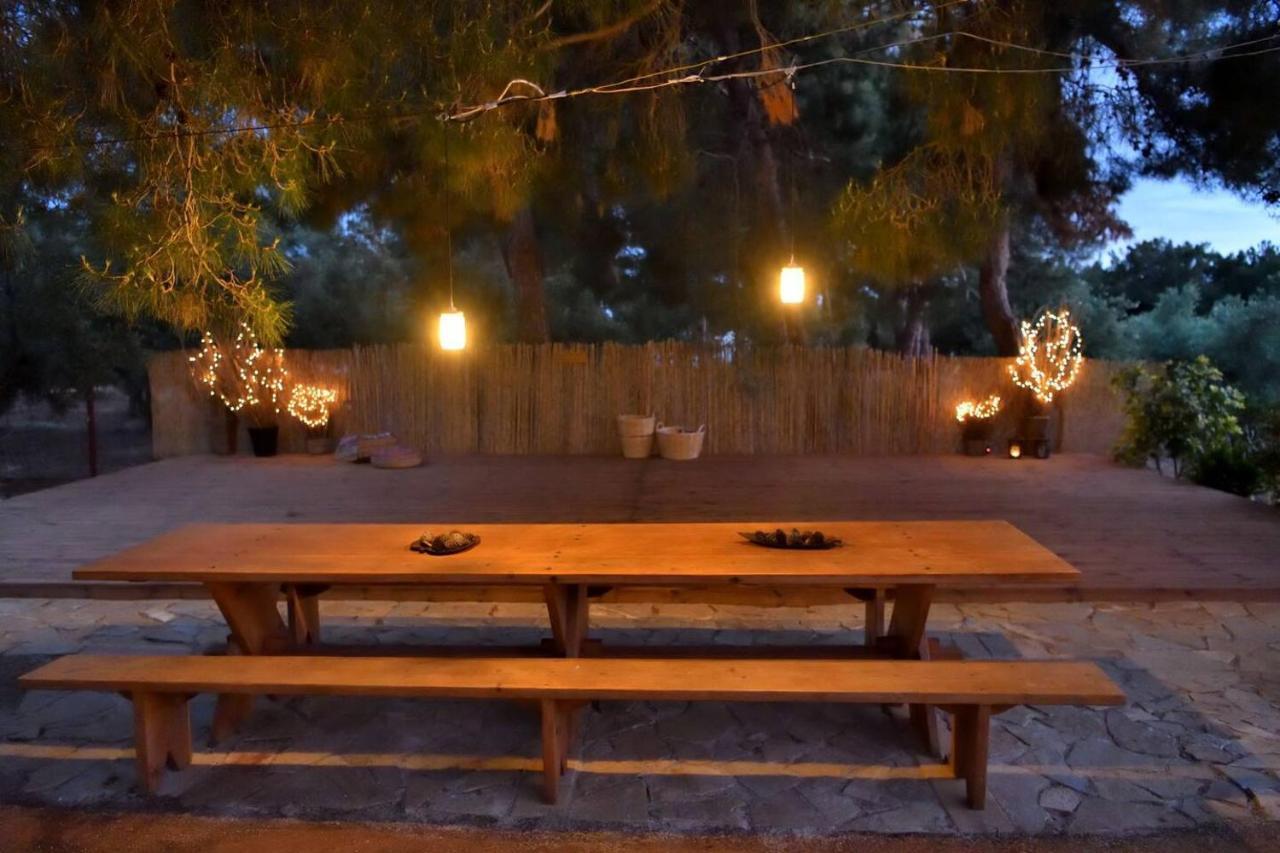Glamping At A Lovely Tent In Skiaxtro- Marathopoli Βίλα Εξωτερικό φωτογραφία