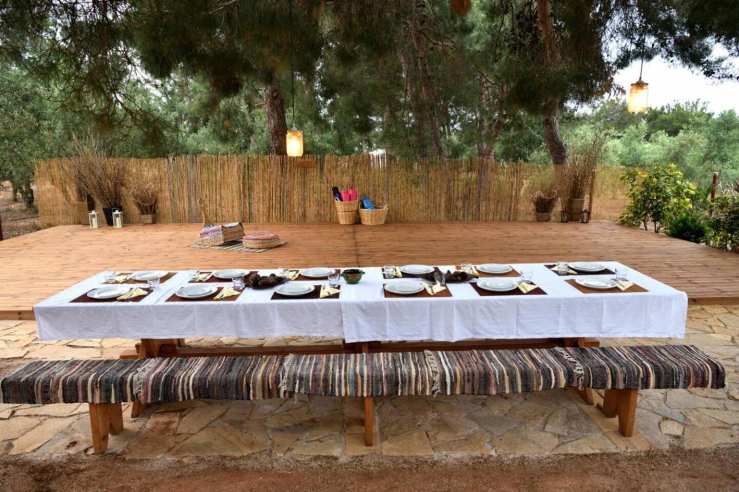 Glamping At A Lovely Tent In Skiaxtro- Marathopoli Βίλα Εξωτερικό φωτογραφία