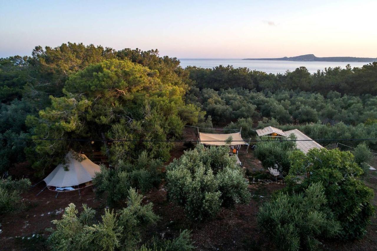 Glamping At A Lovely Tent In Skiaxtro- Marathopoli Βίλα Εξωτερικό φωτογραφία