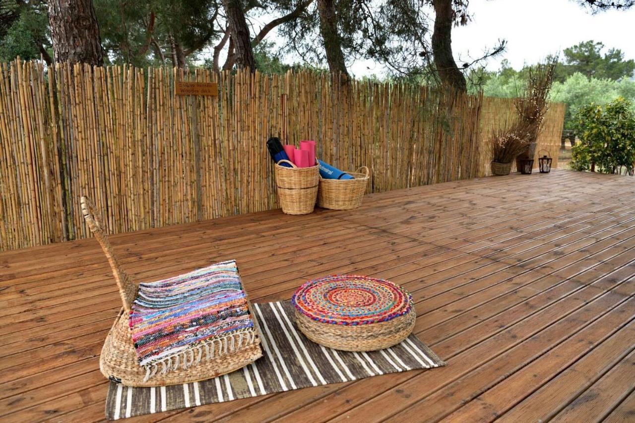 Glamping At A Lovely Tent In Skiaxtro- Marathopoli Βίλα Εξωτερικό φωτογραφία