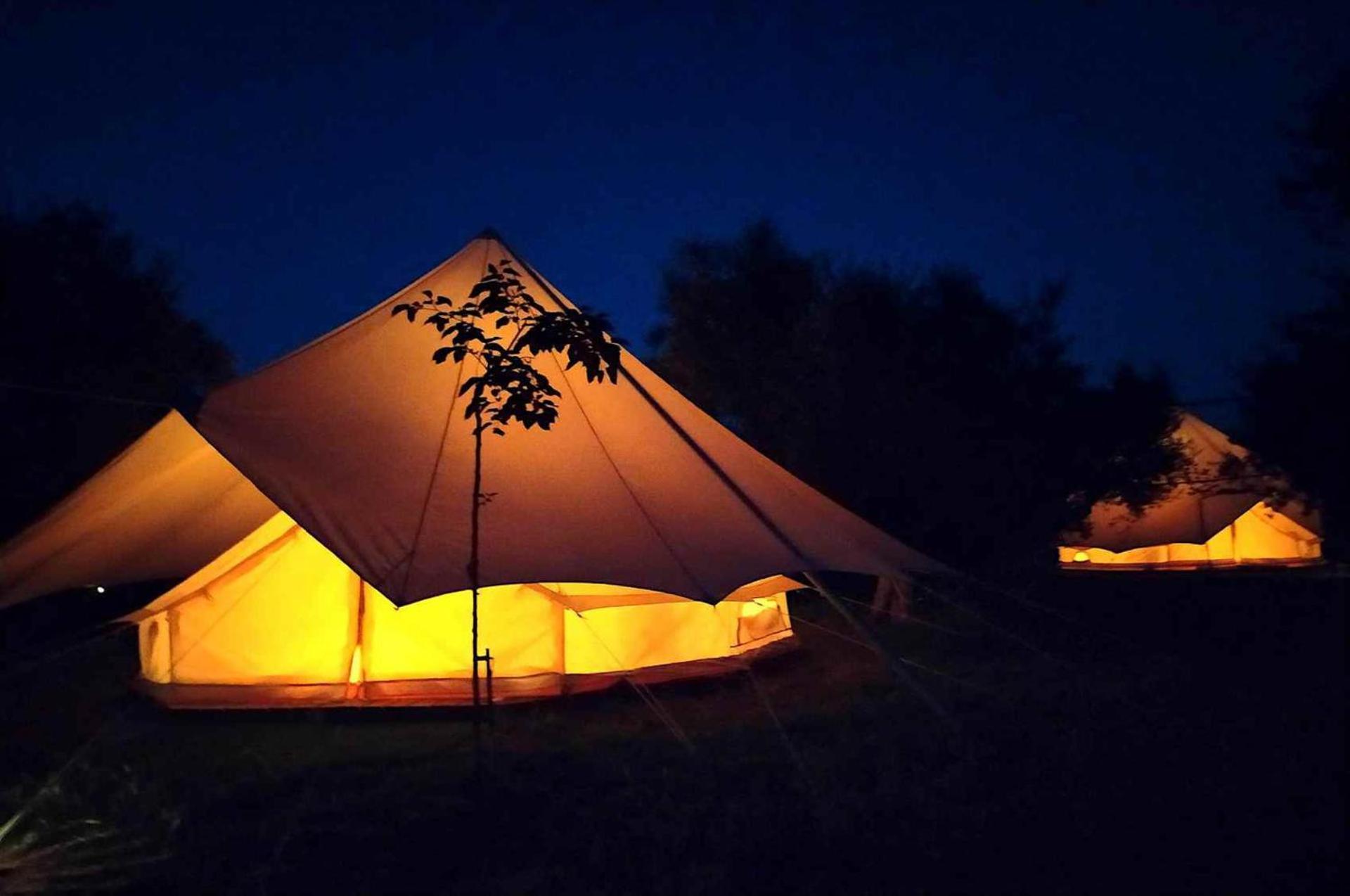 Glamping At A Lovely Tent In Skiaxtro- Marathopoli Βίλα Εξωτερικό φωτογραφία