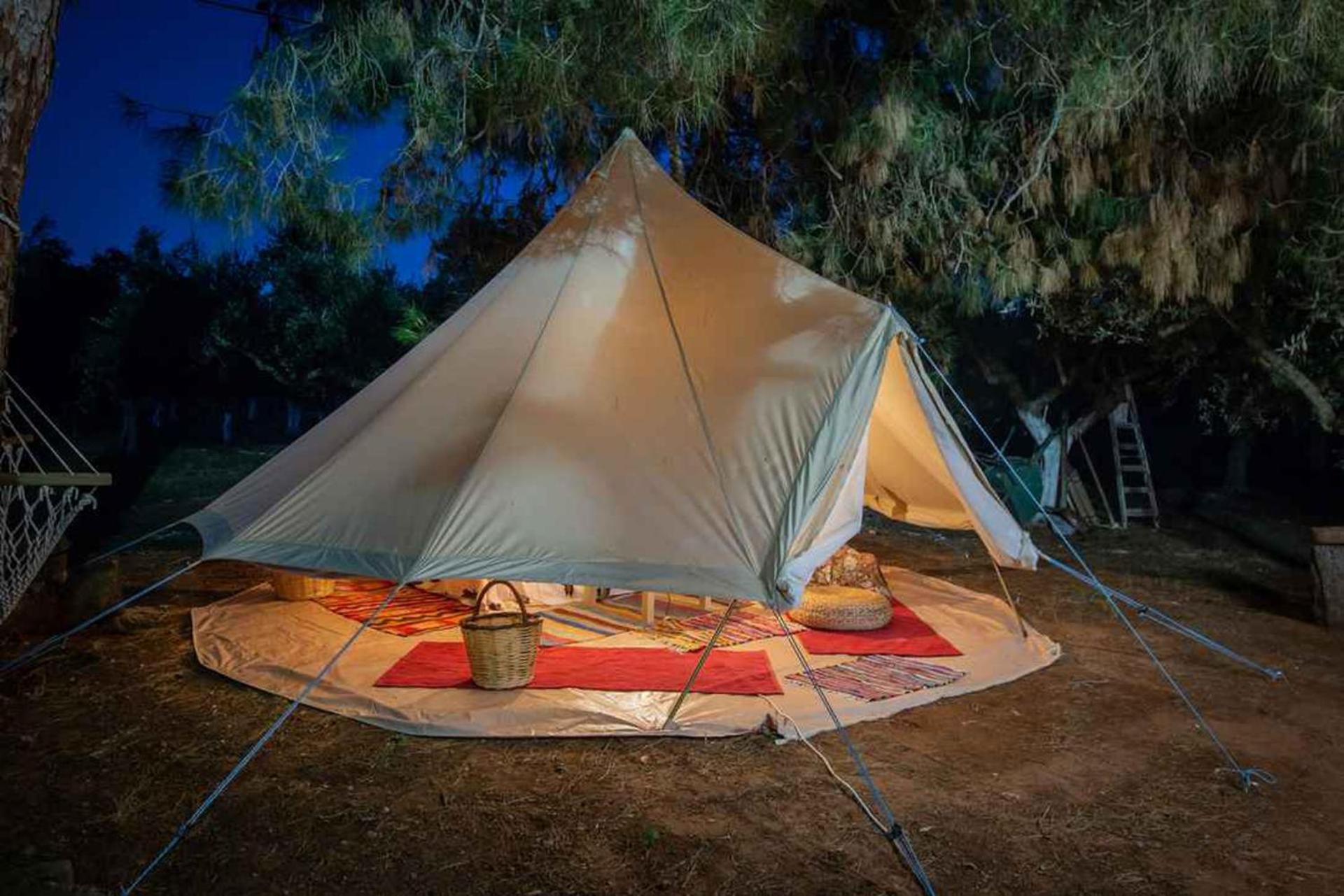 Glamping At A Lovely Tent In Skiaxtro- Marathopoli Βίλα Εξωτερικό φωτογραφία
